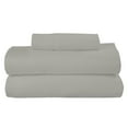 thumbnail image 2 of Twin XL Silvadur Ultra Soft 300 Thread Count Cotton Sheet Set - Dark Grey, 2 of 6