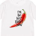 thumbnail image 4 of Inktastic I'm so hot right now Chili Pepper on Fire Boys or Girls Long Sleeve Toddler T-Shirt, 4 of 5