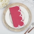 thumbnail image 4 of Saro Lifestyle Scalloped Hem Napkin (Set of 4), 4 of 4