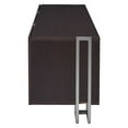 thumbnail image 5 of Bowery Hill Modern Rectangular Wood TV Stand with Drop-Down Door in Dark Walnut, 5 of 7