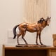 thumbnail image 3 of Figura de caballo, colección creativa, estatua decorativa, arte artesanal, adorno para escritorio Textura de madera, 3 of 9