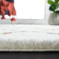 thumbnail image 4 of SAFAVIEH Berber Alastar Abstract Shag Area Rug, 2'3" x 8' Runner, Ivory/Multi, 4 of 8