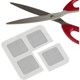 thumbnail image 4 of Kit De Reparación De Mosquiteros De 20 Piezas, Parche De Reparación De Puertas Y Ventanas, Cinta De Reparación De Mosquiteros Autoadhesiva Fuerte, 10 X 10 Cm (Gris), 4 of 5