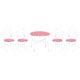 thumbnail image 2 of 1 set simulada mesa pequeña adorna adornos de silla pequeña silla de mesa de hierro decoraciones de silla de mesa de hierro HOMEMAXS 14486820-MX, 2 of 6
