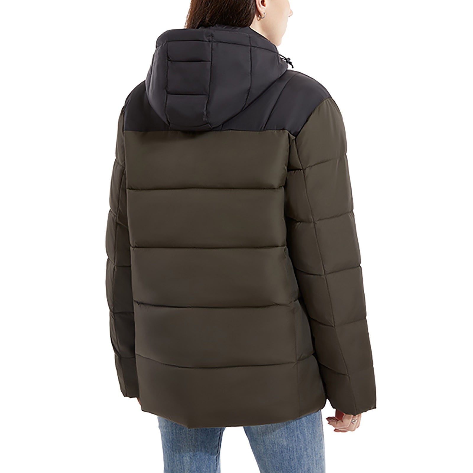 ZRGHAOYLQ Heated Jackets Unisex Windproof Outdoor Hiking Outerwear 15 Heating Area Electric Heated Jacket Skiing Thermal Hooded Heated Clothing Solid Color Full Zip Winter Coats with Hood
