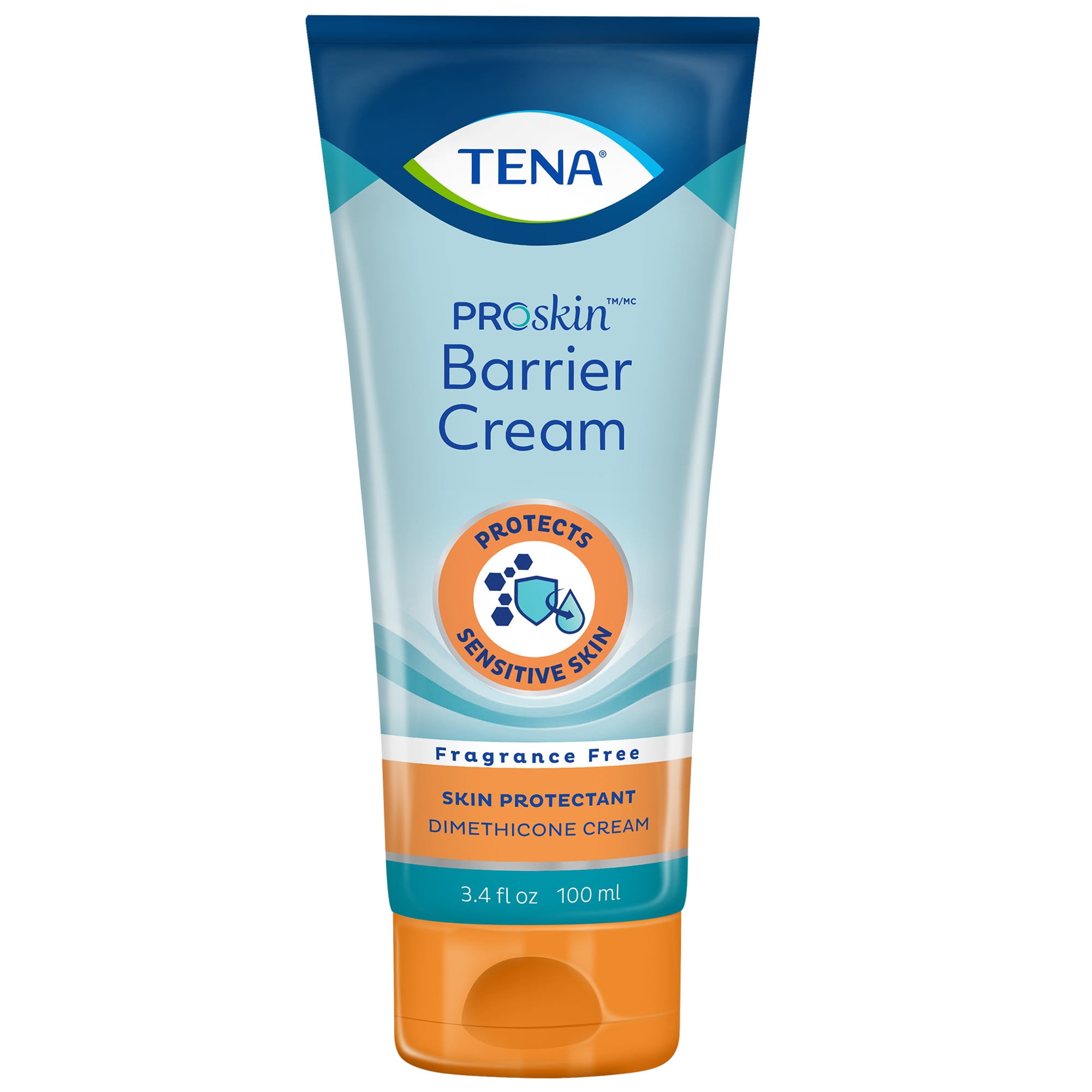 Tena Proskin Barrier Cream Unscented Skin Protectant Cream 3.4 oz. Tube 54442 1 Ct