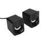 thumbnail image 3 of Altavoz de escritorio con subwoofer potente alimentado por USB, minialtavoz LED de escritorio para computadora portátil PalyStation4 en casa, color negro, 3 of 15