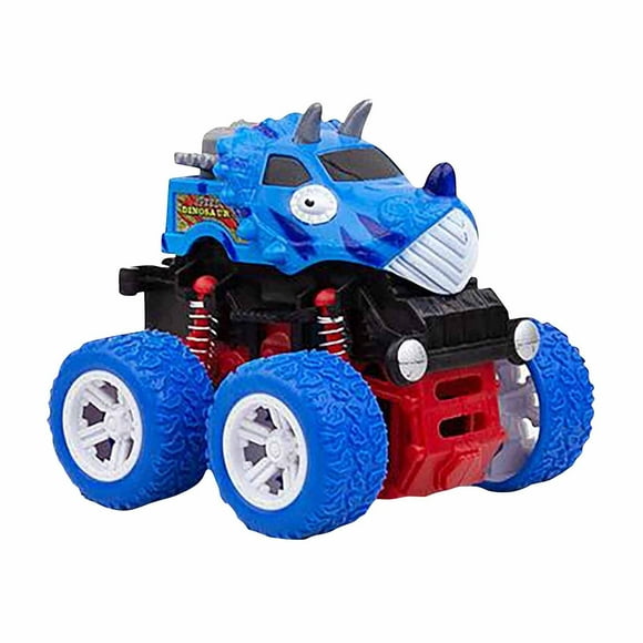 Partheme Novelty Toys 1 Counts Four-Wheel-Drive Inertial Sport Utility Vehicle Children's Dinosaur Toy Car A B C D