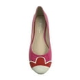 thumbnail image 3 of Womens Slip-On Patent Ballerina Flat PETAL Shoes-5995 Petal Royal ( 75 ), 3 of 10
