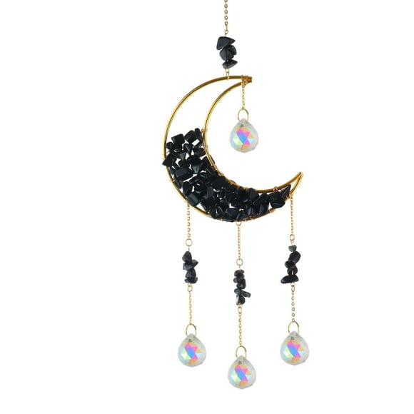Sparkling Sun Crystal Catchers Hanging for Indoor Window, Chain Pendant Ornament Crystal Balls for Window Home Garden Christmas Day Party Wedding Decoration