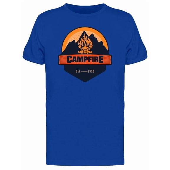 Campfire Red Logo Est 1975 Tee Men's -Image by Shutterstock