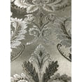 thumbnail image 5 of Decora Furnishings Luxurious Premium Jacquard Damask Design Furnishing Fabric for Upholstery, Chair, Window Treatments, Craft - Renaissance Rococo Victorian - 54" Width - Fabric by The Yard (Silver), 5 of 8