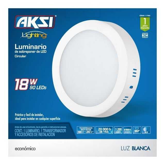 Luminario Aksi De Sobreponer 117966 Blanco