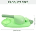 thumbnail image 2 of HAMPPLIES 1 Set Dough Pressing Tool for Baking Cookies Non-stick Surface Easy Cleaning Green Plastic Round Shape, 2 of 8