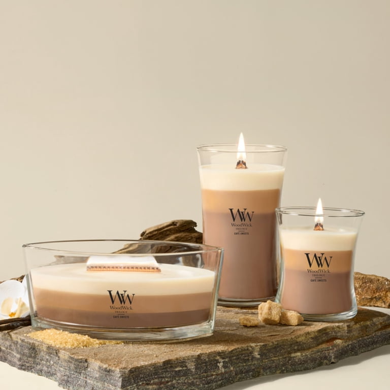Woodwick Cafe Sweets Ellipse Trilogy Scented Candle, 16 oz photo 8