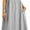 Silver, variant on Cotton Midi Dress for Womens Crew Neck Short Sleeve Casual Dress Loose Tunic Summer Beach Dresses with Pockets