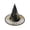 Black, variant on Men's Wizard Hat Wide Brim Spider Web Decoration Witch Hat for Halloween Party Wear