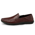 thumbnail image 4 of Men's Casual Loafers Slip On Leather Shoes Comfortable Lightweight Driving Shoes Male Moccasins Classic Penny Loafer Flats Boat Shoes Outdoor Walking Shoes, 4 of 11