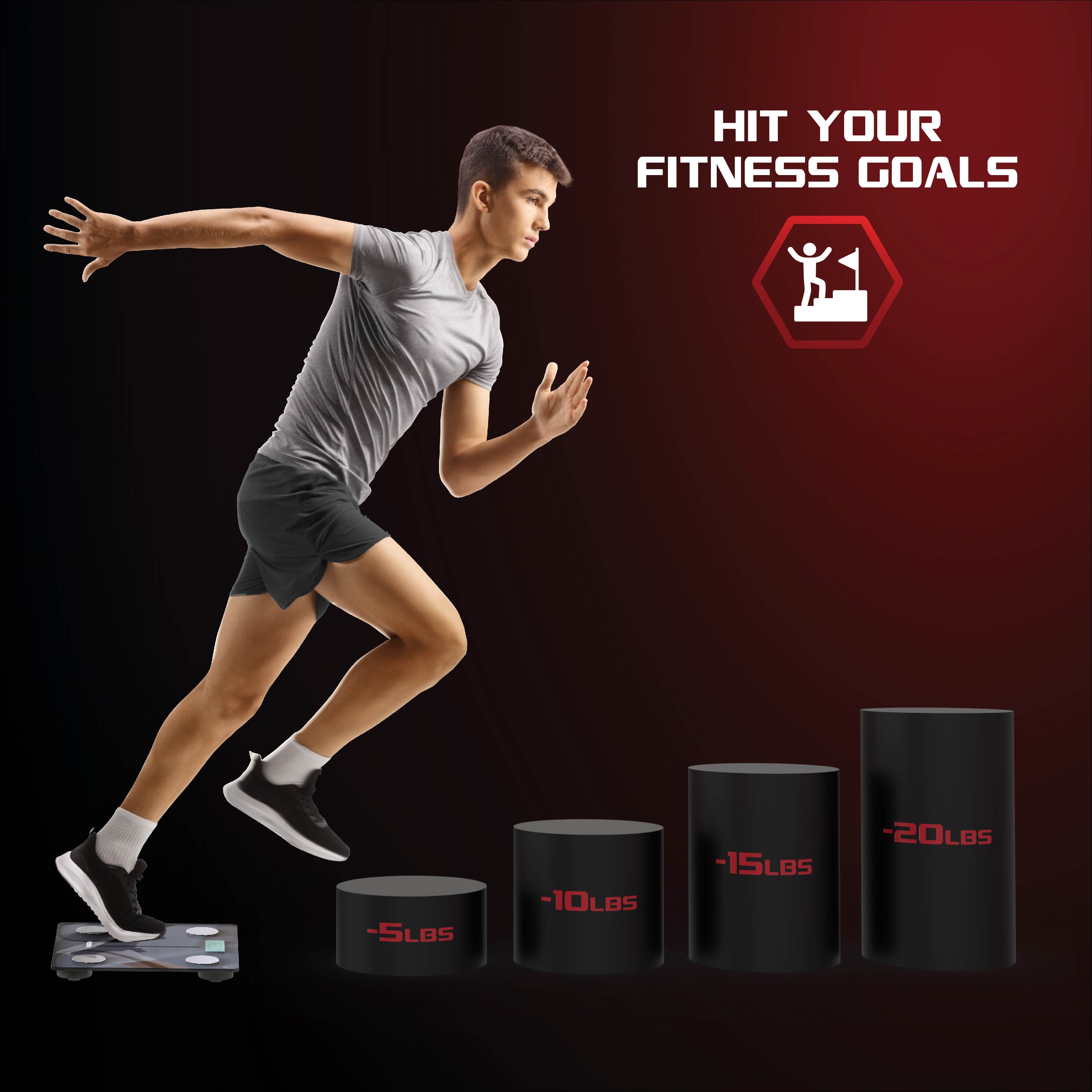 FitRx Smart Scale with Bluetooth and Body Composition Tracking photo 8
