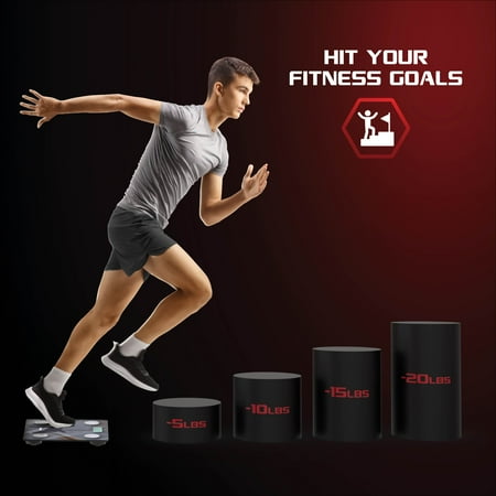 FitRx Smart Scale, Bluetooth Digital Scale for Body Weight, BMI, and More with App Control