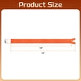 thumbnail image 2 of Uxcell 2Pcs Sewing Jacket Zippers 18 inch Resin Coats Replacement Coil Zipper for DIY Craft Bag Garment Home Textile Clothes,  Orange Red, 2 of 7
