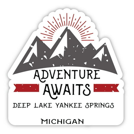 

Deep Lake Yankee Springs Michigan Souvenir 4-Inch Magnet Adventure Awaits Design
