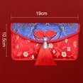 thumbnail image 6 of harmtty Marry Money Package Large Capacity Design Wedding Party Embroidery Attractive Creative Decorate Delicate Print Damask Cloth Money Envelope for Spring Festival,C, 6 of 8