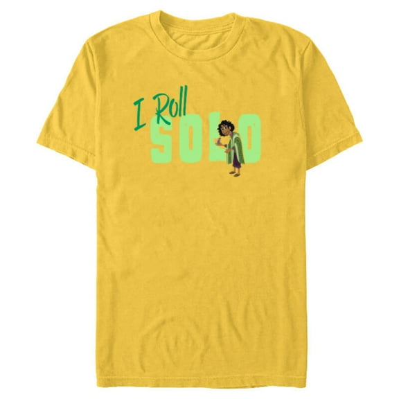 Disney Encanto Bruno Safe Zone I Roll Solo - Short Sleeve Blended T-Shirt for Adults - Customized-Yellow