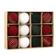 thumbnail image 2 of 6CM Flocking Christmas Balls Dark Color Velvet Christmas Balls Christmas Tree Hanging Decoration, 2 of 6