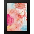 thumbnail image 2 of Duncan-He, Louis 11x14 Black Modern Framed Museum Art Print Titled - Abstract Turquoise Pink No. 1, 2 of 5