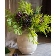 thumbnail image 6 of Rustic Reach 6.3” Handmade Textured White Porcelain Ceramic Jar Vase, 6 of 11