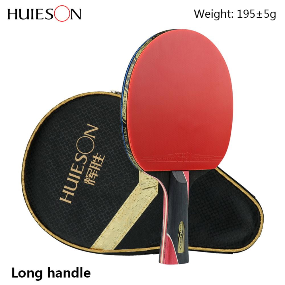 Younar Huieson 5 Star Carbon Fiber Table Tennis Racket Double Pimples