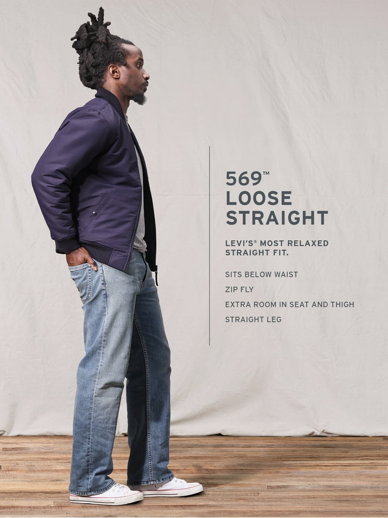 Levi's Men's 569 Loose Straight Fit Jeans - Walmart.com