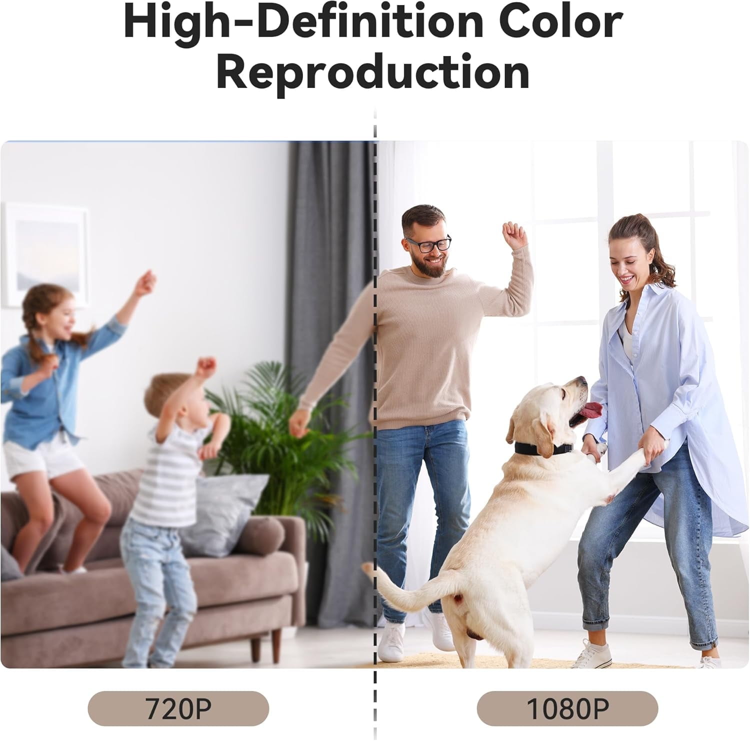 Oraolo Indoor Surveillance Camera, 1080P Clear Night Vision, Home Security Camera, WiFi Wireless Small Camera for Home Security Monitoring, Black