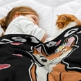 thumbnail image 3 of Fox Blanket Super Soft Cozy Fuzzy Flannel Throw Blanket for Women Kids Throw Blankets for Couch Bed Sofa Fox Living Room Decor Blankets Gifts for All Season,Just A Girl Who Loves Foxes,50x60 Inch, 3 of 6