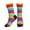 2 Black-2, variant on Men's Colorful Serape Novelty Athletic Socks Women's Digital Printing Funky Patterned Crew Socks