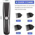 thumbnail image 2 of Professional Hair Clippers Set for Men,NOGIS Quiet Cordless Rechargeable Hair Clippers Kit,Electric Hair Trimmer Razor for Men, Rechargeable Beard Trimmer Set,Waterproof, 2 of 8