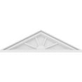 thumbnail image 3 of Ekena Millwork 32"W x 9"H x 2"P (Pitch 6/12) Peaked Cap 4 Spoke Architectural Grade PVC Pediment, 3 of 8
