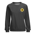 thumbnail image 3 of Gibobby Sudaderas para Mujer Sudadera de Cuello Redondo Sudadera de algodón para Mujer Sudadera Ligera(Negro,G), 3 of 4
