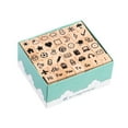 thumbnail image 2 of 42 sellos de madera creativos, decorativos, para niños, sellos de goma. Estilo F, 2 of 9