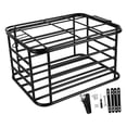 thumbnail image 4 of Almencla Bike Rear Basket Container Bicycle Storage Basket for Shopping Travel Hiking 44cmx34cmx25cm, 4 of 8
