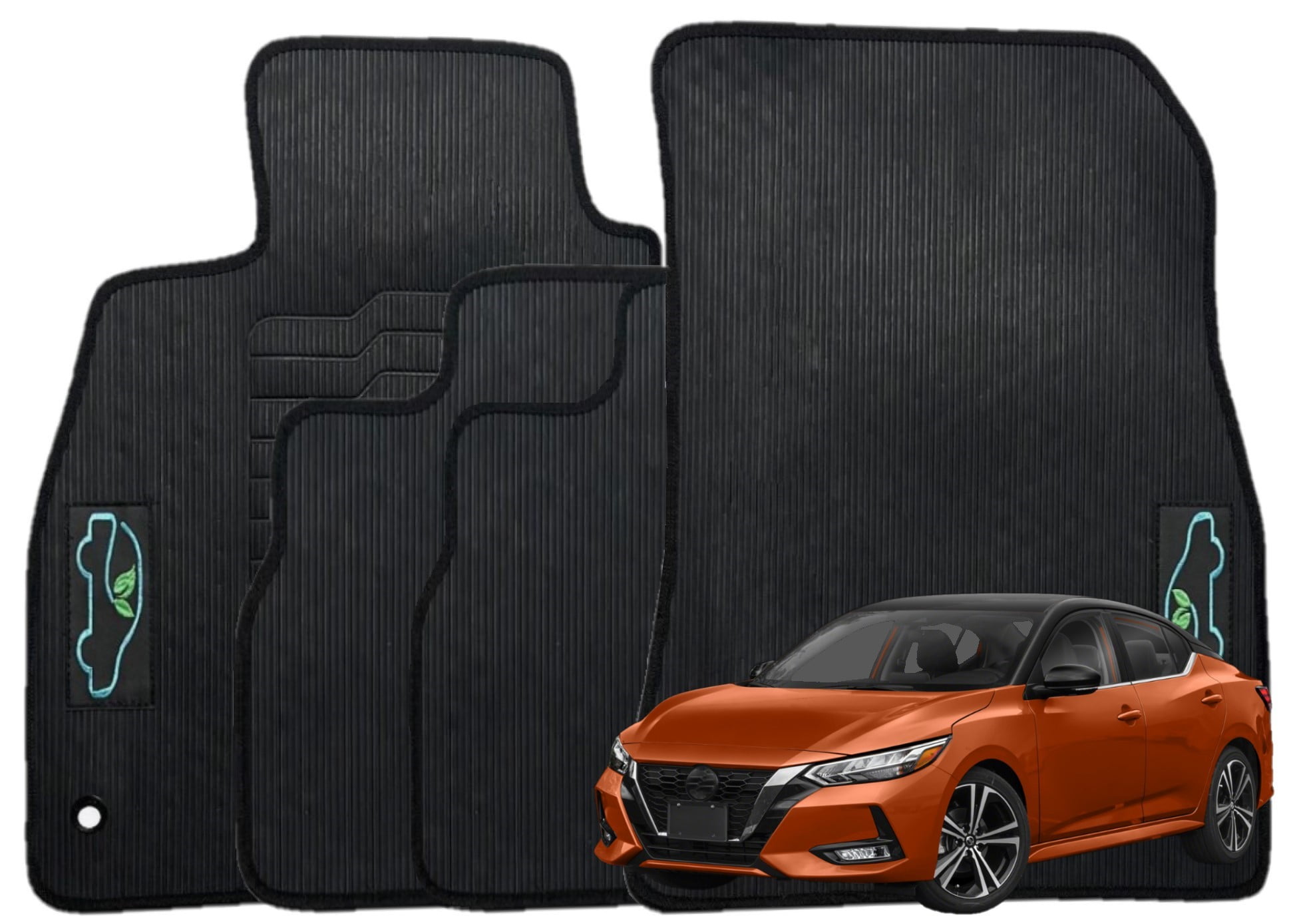 All Weather Floor Mats Custom Fit For 2020 to 2023 Nissan Sentra with ...