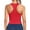 red, variant on Anferry Womens Sports Tops Tank Top with Built in Bra Workout Crop Top U Neck Ribbed Seamless Yoga Tight Fit