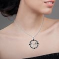 thumbnail image 5 of Miercoles Addams Miércoles Addams Necklace Women's Wednesday Colorful Spider Net Pendant Bead Chain Necklace, 5 of 5