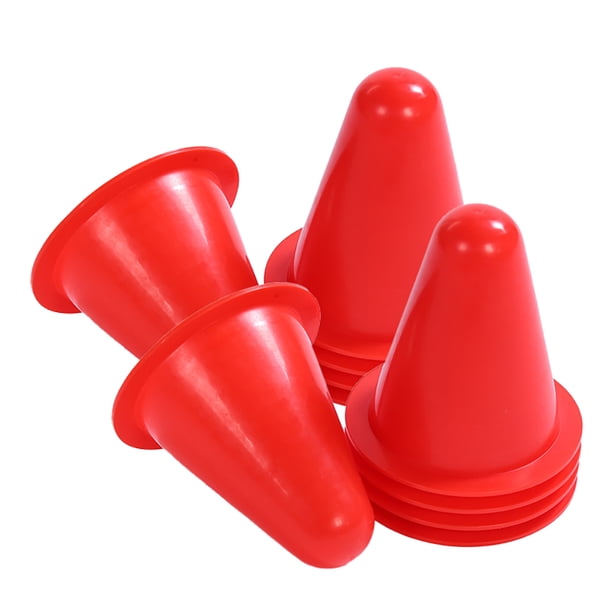 Sonducket 10 unids/lote de marcadores de plástico para patines, conos de entrenamiento de fútbol ligeros, barrera de marcado para patinaje, Gimnasios en casa Azul