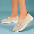 thumbnail image 2 of ibiyuan Orthopedic Sandals for Women Arch Support Women's Walking Shoes Knit Upper Embroidery Walking Anti-Skid Women Sneakers Soft Hands Free Mary Jane Shoes Women Workout Gym Shoes, 2 of 8
