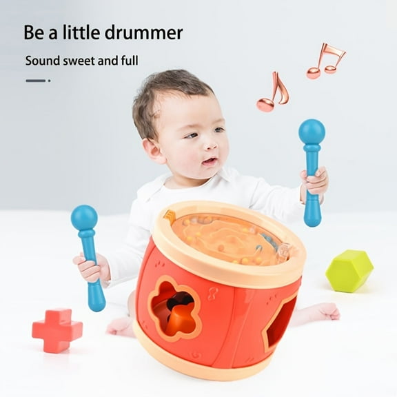 Baby Toys 12 Months, Musical Toddler Crawling Toys Hand Drum Toy, Educational Birthday Gifts 12 Month 1-2 Year Old Boy Girl