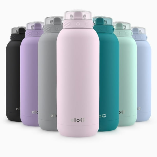 Termo Ello Rosa Botella de agua Ello Cooper 1.2 L de acero inoxidable con color rosa ...