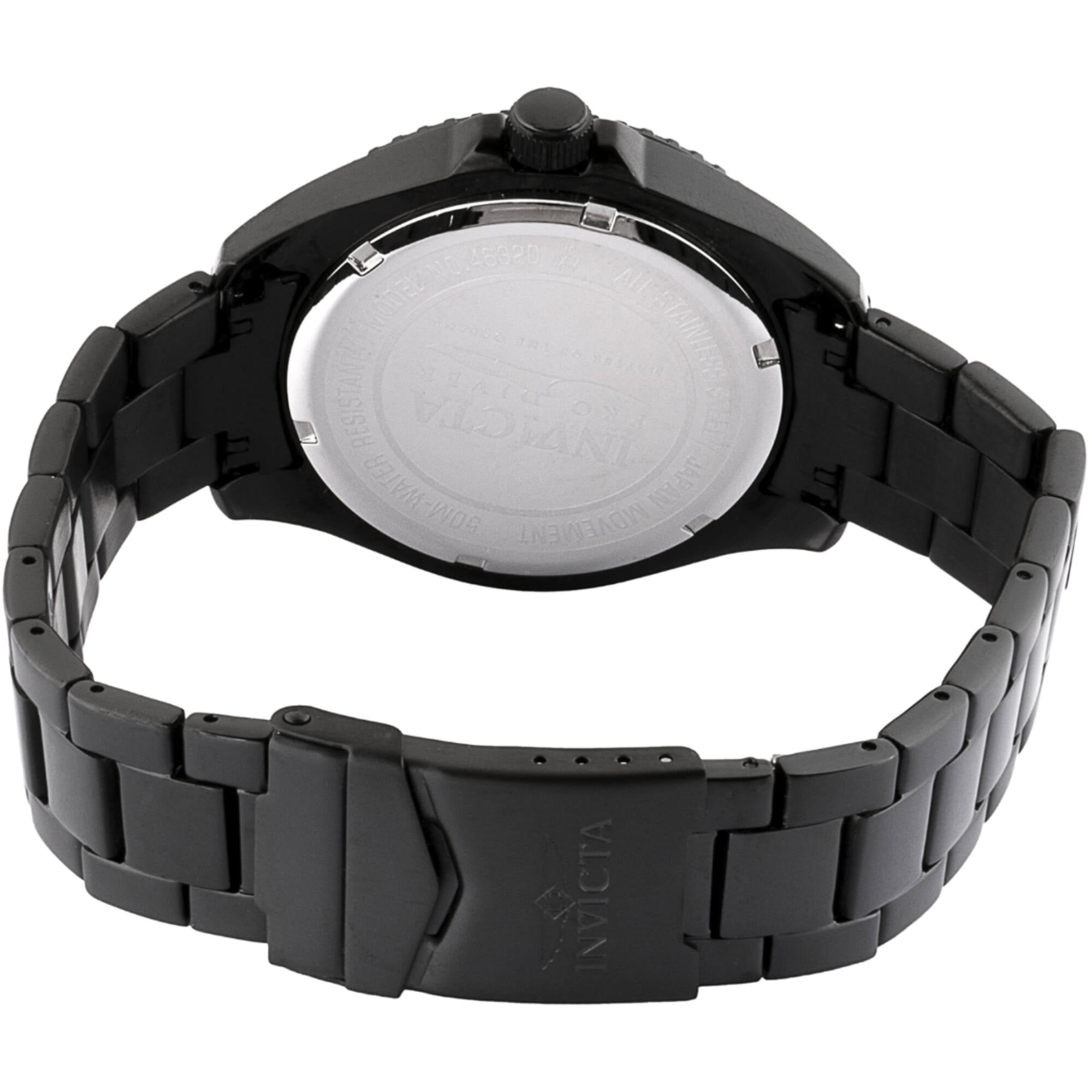 INVICTA Watch 46320 Stainless Steel Quartz Male Black