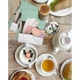 thumbnail image 4 of Happy Easter Kitchen Dish Towels for Drying Dishes Set of 4, Colorful Spring Eggs Green Wooden Waffle Weave Microfiber Hand Tea Bathroom Towels Quick Dry & Absorbent Towel 15.7x23.6, 4 of 7